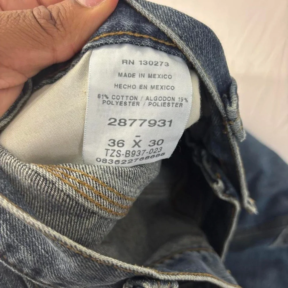 2000s baggy lee carpenter dark washed workwear denim